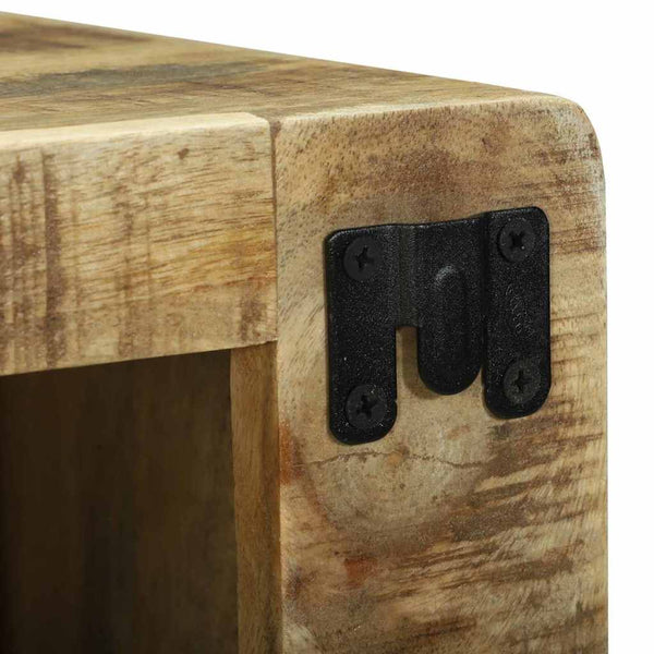 TV-Einheiten 2er Set Braun Massivholz Mango