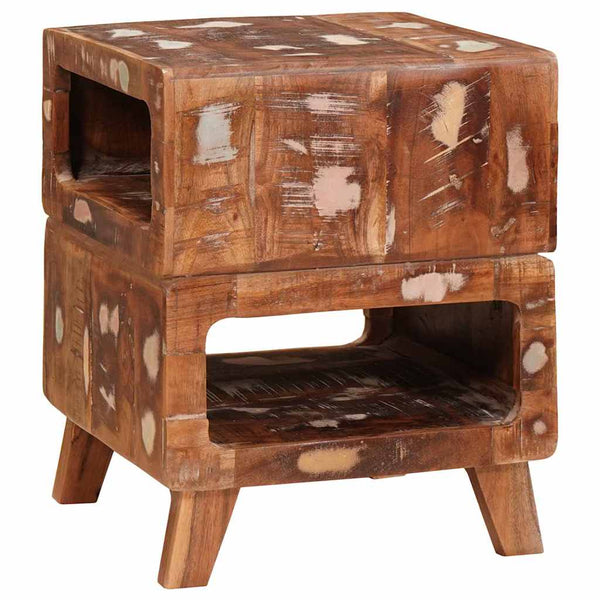 Beistelltisch Braun Massivholz 40x40 cm