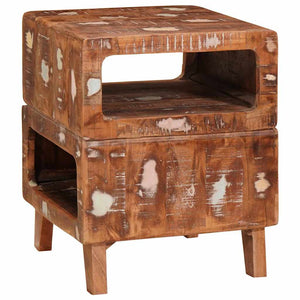 Beistelltisch Braun Massivholz 40x40 cm