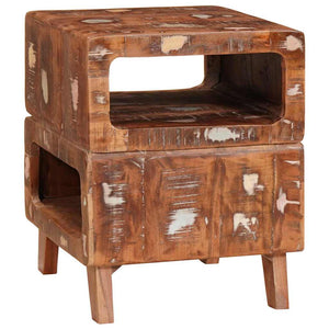 Beistelltisch Braun Massivholz 40x40 cm