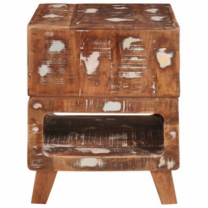Beistelltisch Braun Massivholz 40x40 cm