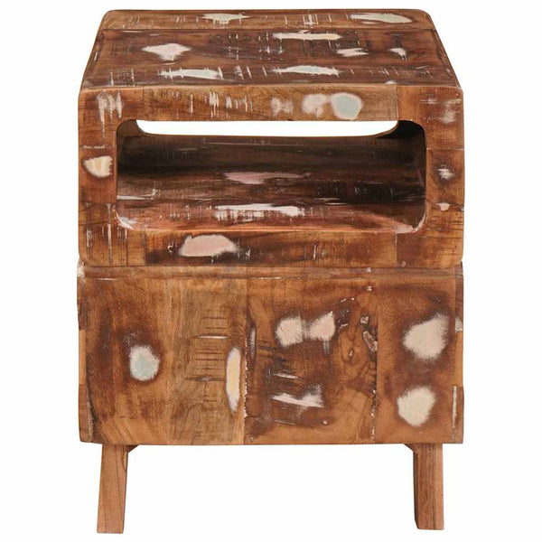 Beistelltisch Braun Massivholz 40x40 cm
