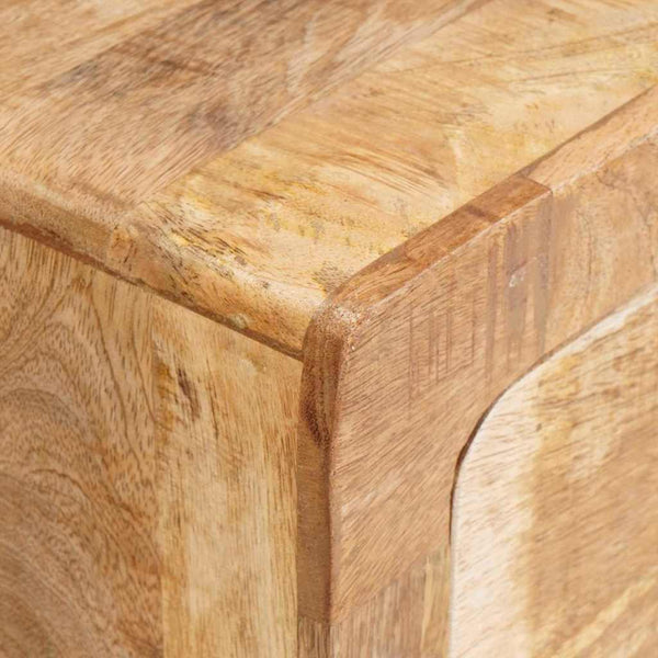 Brauner Beistelltisch Mango Massivholz 40x32x46 cm