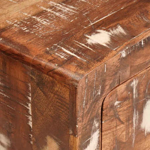 Beistelltisch Braun Massivholz 40x32x46cm