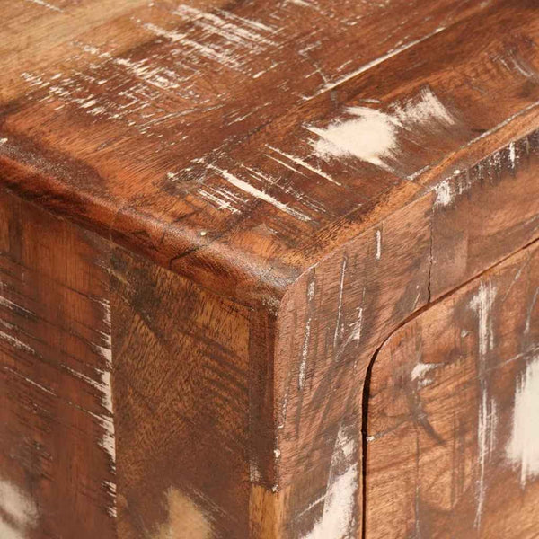 Beistelltisch Braun Massivholz 40x32x46cm