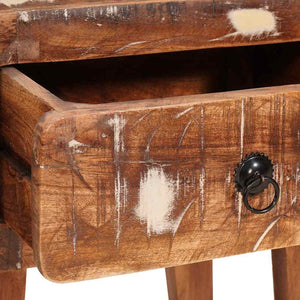 Beistelltisch Braun Massivholz 40x32x46cm