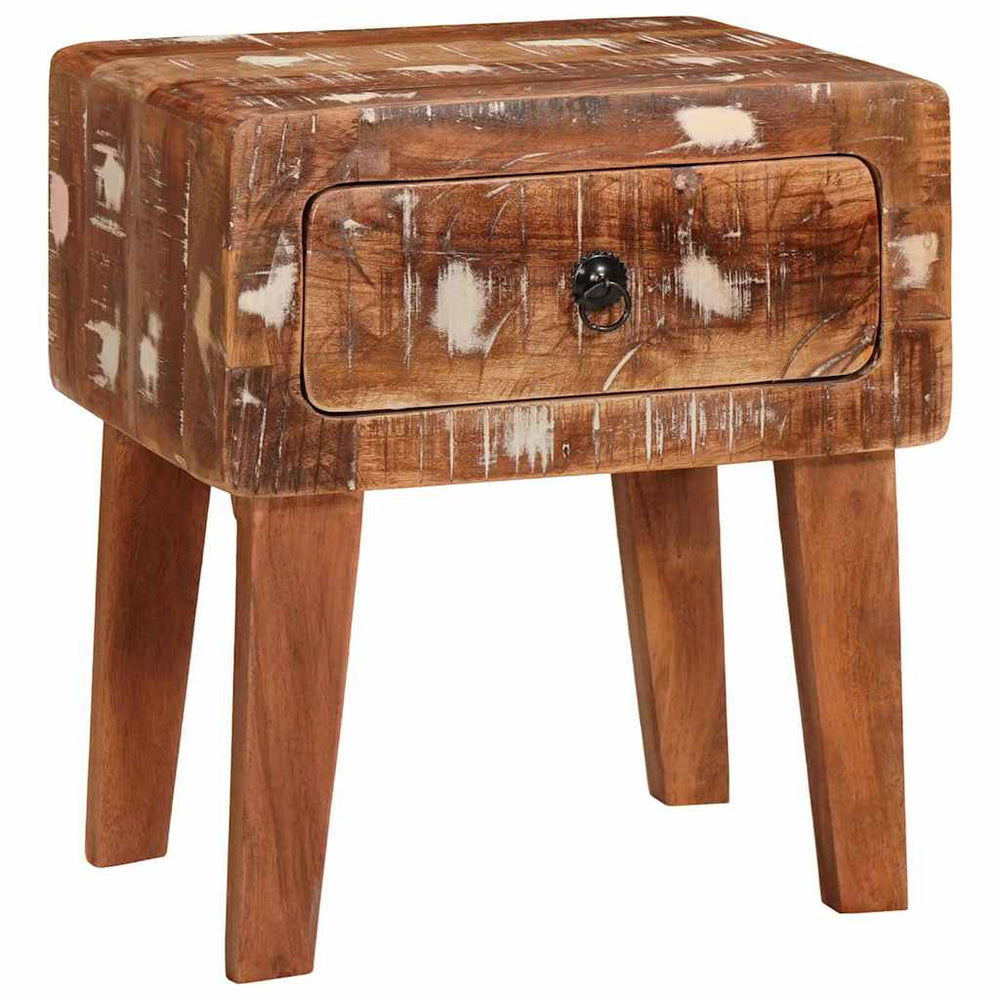 Beistelltisch Braun Massivholz 40x32x46cm
