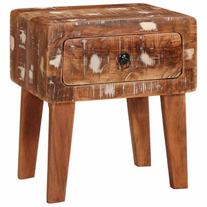 Beistelltisch Braun Massivholz 40x32x46cm