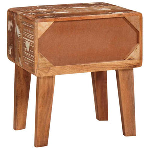 Beistelltisch Braun Massivholz 40x32x46cm