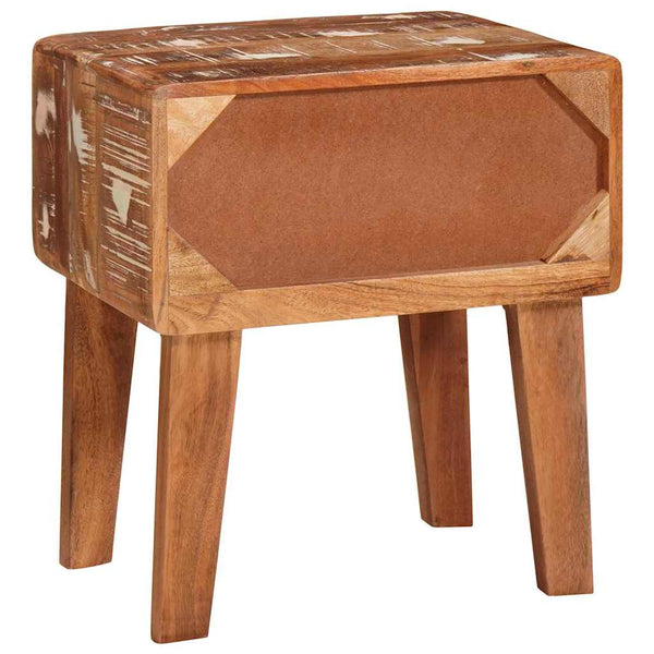 Beistelltisch Braun Massivholz 40x32x46cm