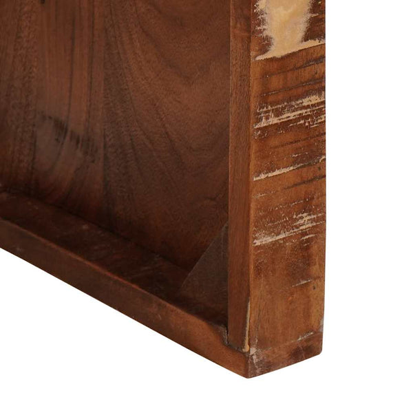 Nestingtisch 3er Set Braun Massivholz