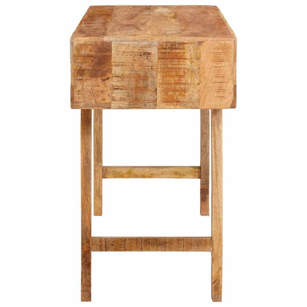 Schminktisch mit Spiegel, Braun, Mango Massivholz