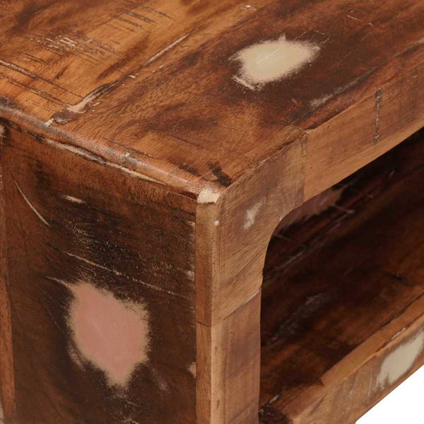 Brauner Schminktisch aus Massivholz