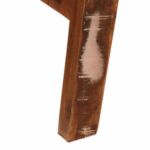 Brauner Schminktisch aus Massivholz
