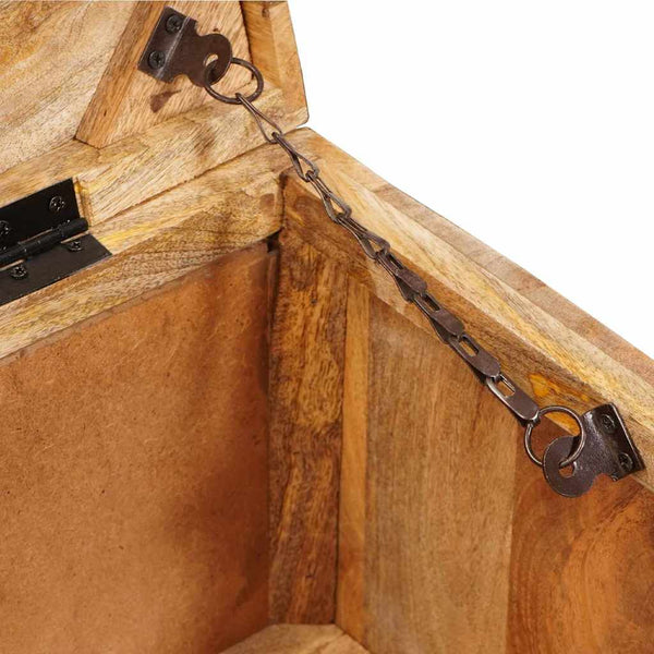 Mango Massivholz Aufbewahrungsbox 70cm