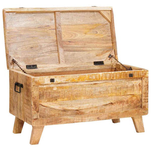Mango Massivholz Aufbewahrungsbox 70cm