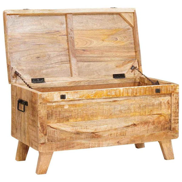 Mango Massivholz Aufbewahrungsbox 70cm