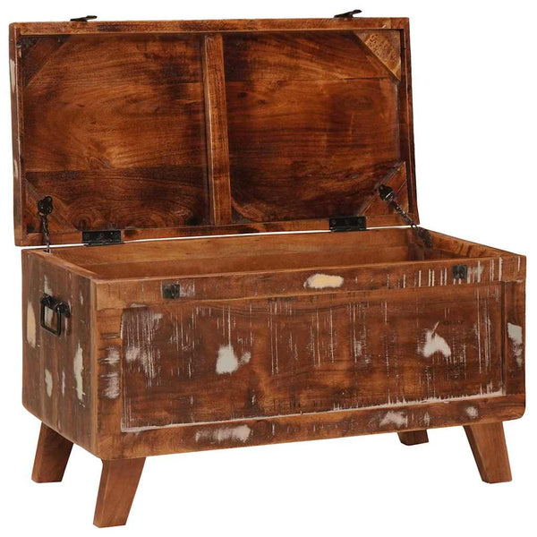 Aufbewahrungstruhe Altholz 70x35x40cm
