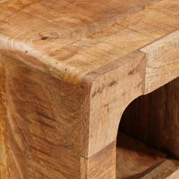 Weinregal Braun Mango Massivholz 44x30x35 cm