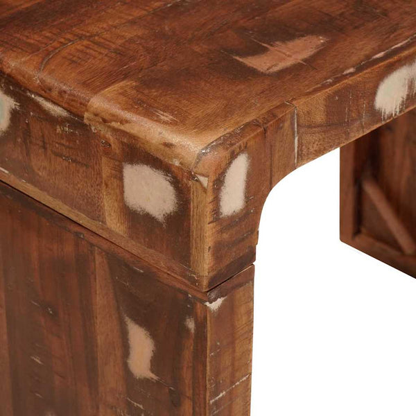 Beistelltisch Braun Massivholz 60x35x46cm