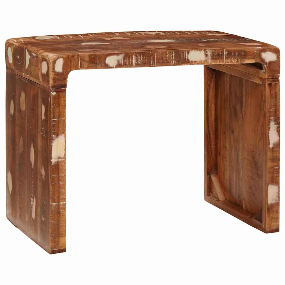 Beistelltisch Braun Massivholz 60x35x46cm