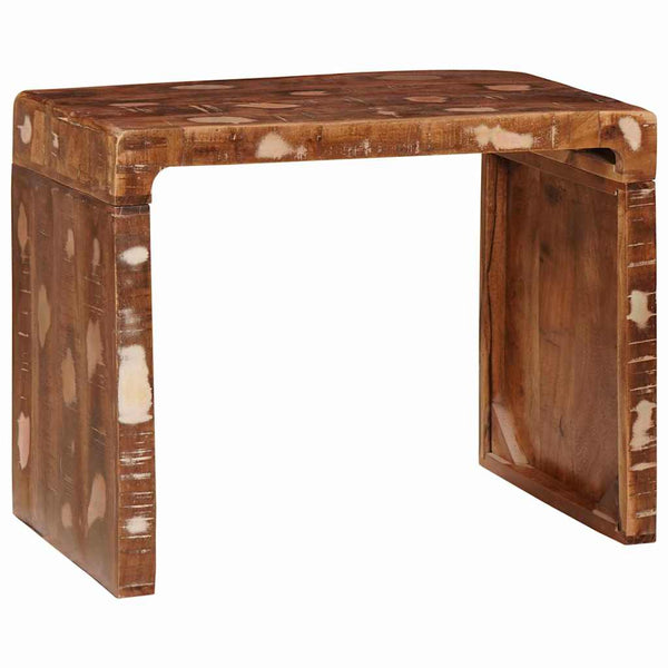 Beistelltisch Braun Massivholz 60x35x46cm
