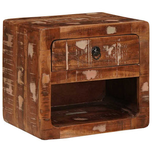 Wandregal Nachtschrank Mehrfarbig 40x30x36 cm