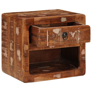 Wandregal Nachtschrank Mehrfarbig 40x30x36 cm