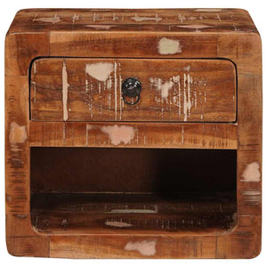 Wandregal Nachtschrank Mehrfarbig 40x30x36 cm