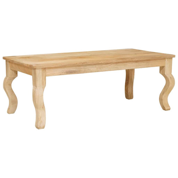 Couchtisch Braun Mango Massivholz 110 cm