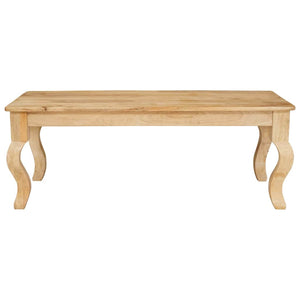 Couchtisch Braun Mango Massivholz 110 cm