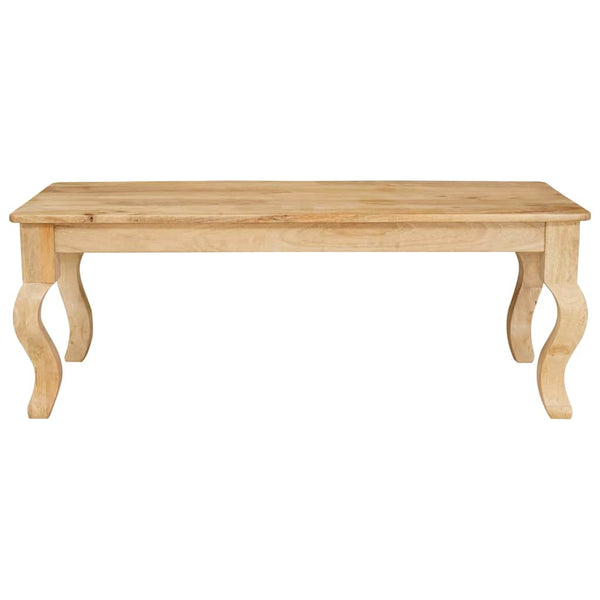 Couchtisch Braun Mango Massivholz 110 cm