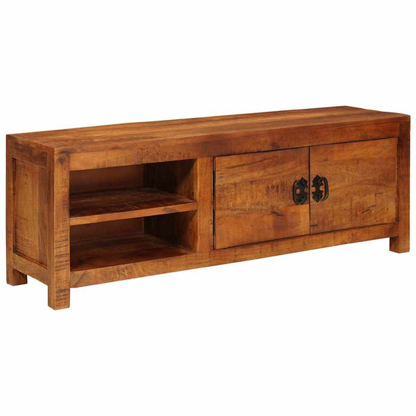 TV-Schrank Mango Massivholz Braun 110cm