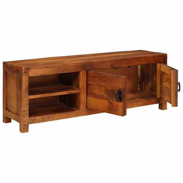 TV-Schrank Mango Massivholz Braun 110cm