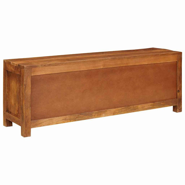 TV-Schrank Mango Massivholz Braun 110cm