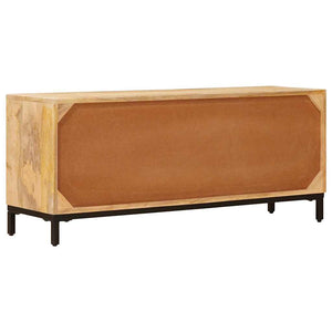 TV-Ständer Massivholz Mango Braun 110cm