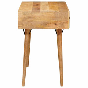 Massivholz Schreibtisch Braun 110 cm