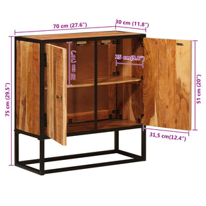 Sideboard Akazie Natur 70 cm