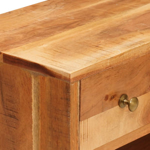 Meuble TV vidaXL Naturel 110 x 30 x 44 cm Bois de Sesham Massif