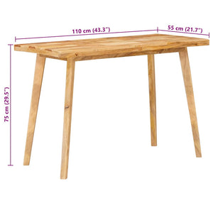 Esstisch Mango Massivholz 100x55 cm