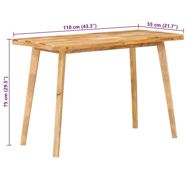 Esstisch Mango Massivholz 100x55 cm