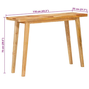 Esstisch Mango Massivholz 100 cm