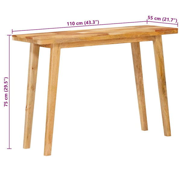 Esstisch Mango Massivholz 100 cm