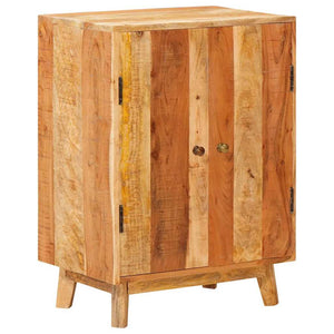 Brauner Stauraumschrank Mango Massivholz