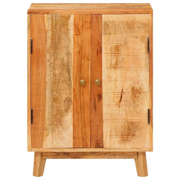 Brauner Stauraumschrank Mango Massivholz