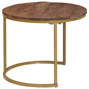 Nesting Couchtische 3er Set Mango Massivholz