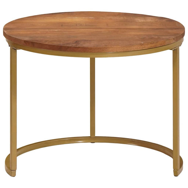 Nesting Couchtische 3er Set Mango Massivholz