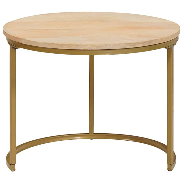 Nesting Couchtische 2er-Set Mango Massivholz