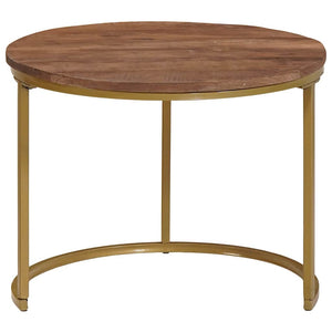Nesting Couchtische 2er Set Mango Massivholz
