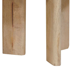 vidaXL Nesting Coffee Tables 2 pcs Black Solid Mango Wood
